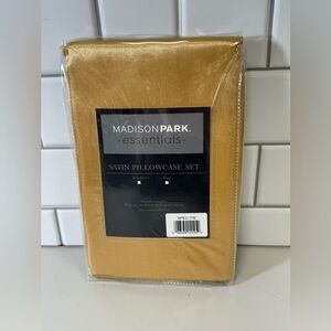 Gold Satin Pillowcase Set